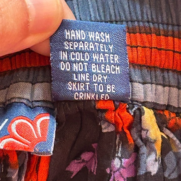 Phool Multicolor Floral Boho Maxi Skirt Size L - Picture 4 of 6